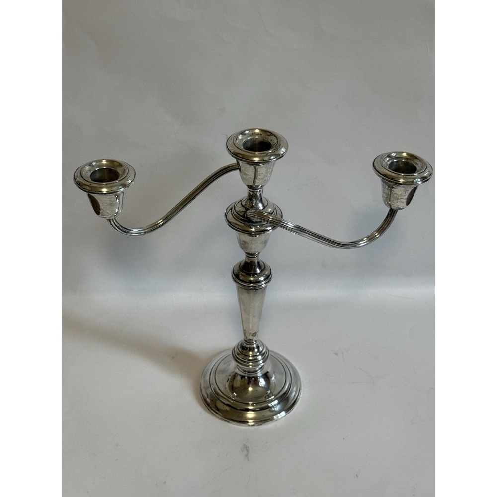 Vintage Gorham Sterling Silver three light candleabra
